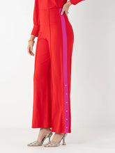 Load image into Gallery viewer, Emily McCarthy Paisley Pants in High Risk Red