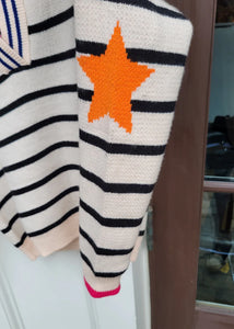 THML Collared Striped Sweater