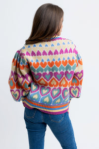 Karlie Heart Sweater lol
