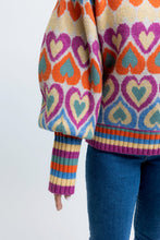 Load image into Gallery viewer, Karlie Heart Sweater lol