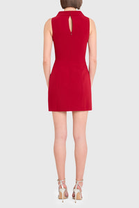 Amanda Uprichard Lucina Dress in Carnelian