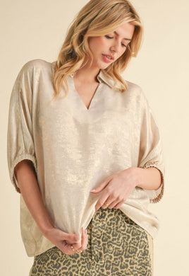 Jodifl White Gold Top