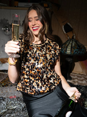 Emily McCarthy Hatti Tank in Tortoise Shell