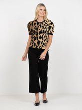 Load image into Gallery viewer, Emily McCarthy Crew Neck Knit in Lady Leopard