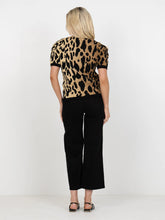 Load image into Gallery viewer, Emily McCarthy Crew Neck Knit in Lady Leopard