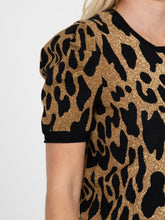 Load image into Gallery viewer, Emily McCarthy Crew Neck Knit in Lady Leopard