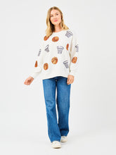 Load image into Gallery viewer, Mary Square Sequin Basketball Sweatshirt