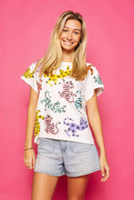 Load image into Gallery viewer, Queen of Sparkles Rainbow Tiger Tee