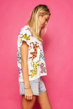Load image into Gallery viewer, Queen of Sparkles Rainbow Tiger Tee