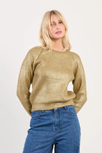 Load image into Gallery viewer, Lili Sidonio | Young Ladies Knitted Sweater Gold