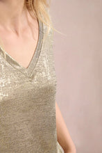 Load image into Gallery viewer, Molly Bracken | Ladies Knitted Tee Gold