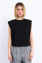 Load image into Gallery viewer, Lili Sidonio | Young Ladies Knitted Tee Black