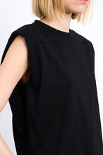 Load image into Gallery viewer, Lili Sidonio | Young Ladies Knitted Tee Black