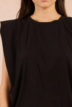 Load image into Gallery viewer, Molly Bracken | Young Ladies Knitted Tee Black