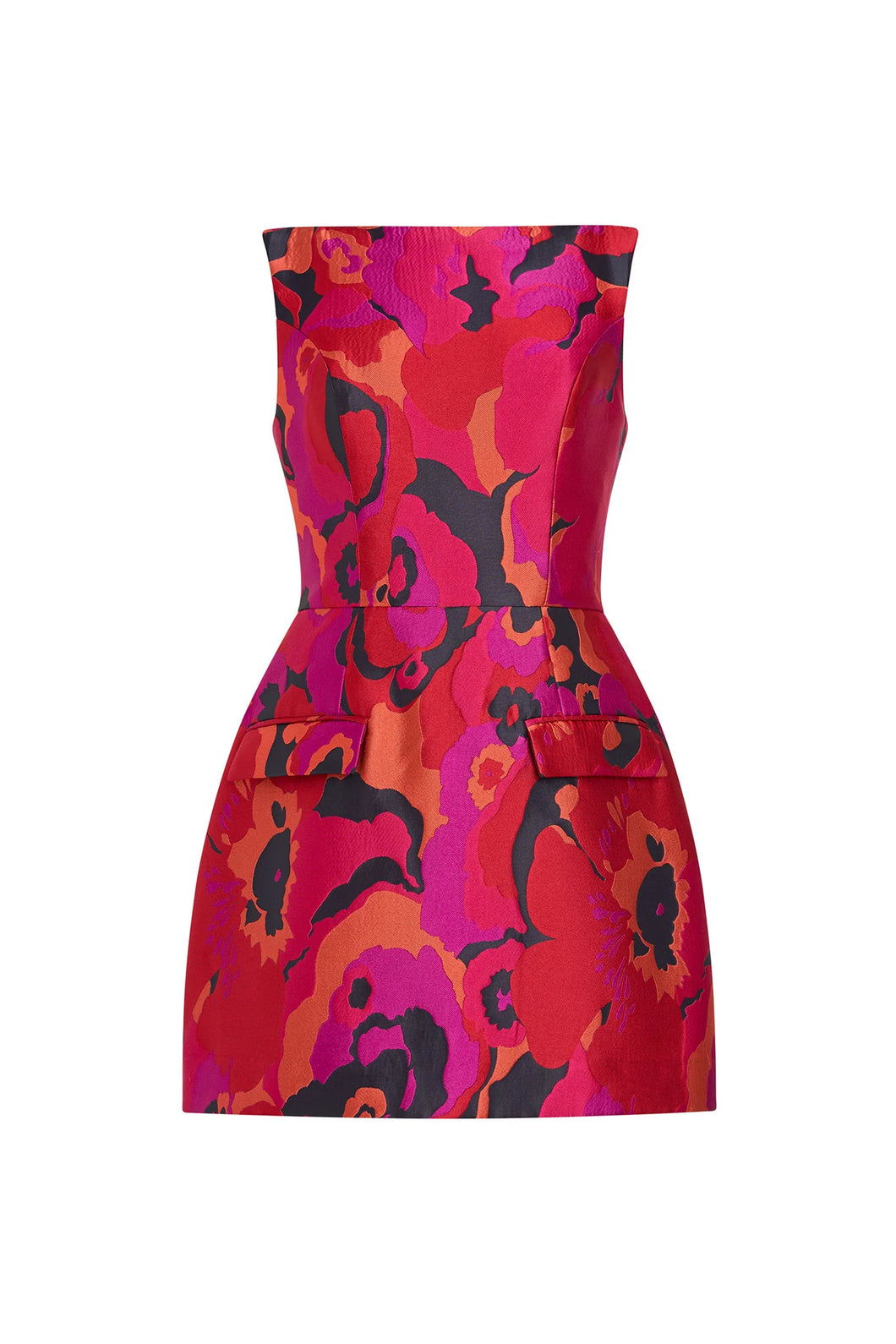 Amanda Uprichard Banco Dress Pink multi