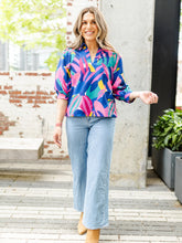 Load image into Gallery viewer, Michelle McDowell Charlee Top Bombshell Blooms Purple