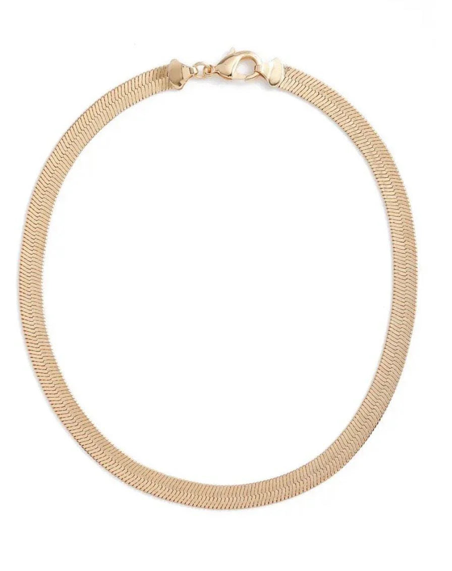 Bracha Thick Monte Carlo Gold Filled Necklace