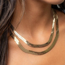 Load image into Gallery viewer, Bracha Thick Monte Carlo Gold Filled Necklace