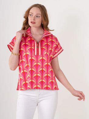 Emily McCarthy Scallop Poppy Pullover