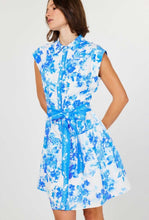 Load image into Gallery viewer, Current Blue Floral Belted Dress
