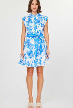 Load image into Gallery viewer, Current Blue Floral Belted Dress
