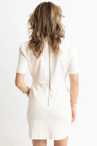 Karlie Ivory Denim Dress