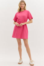 Load image into Gallery viewer, Fuschia Dress with Ties