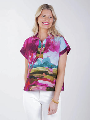 Emily McCarthy Bellamy Sunset Poppy Pullover