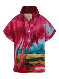 Emily McCarthy Bellamy Sunset Poppy Pullover