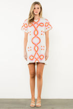 Load image into Gallery viewer, THML Embroidered Short Sleeve Dress