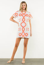 Load image into Gallery viewer, THML Embroidered Short Sleeve Dress