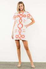 Load image into Gallery viewer, THML Embroidered Short Sleeve Dress