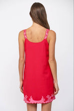 Load image into Gallery viewer, FATE - EMBROIDERED MINI SHIFT DRESS FD30536