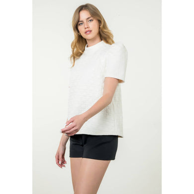 THML - Short Sleeve Textured Top