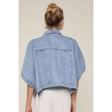 Load image into Gallery viewer, Wishlist Apparel - DENIM PONCHO JACKET / WL25-12318