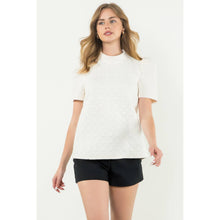 Load image into Gallery viewer, THML - Short Sleeve Textured Top