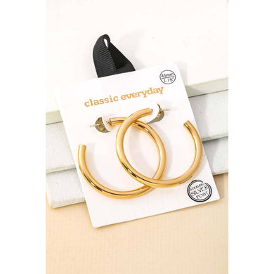 Anarchy Street - Thick 45mm Open Hoop Earrings