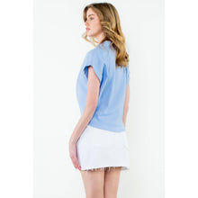 Load image into Gallery viewer, THML - Short Sleeve V-Neck Collar Top