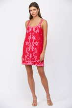 Load image into Gallery viewer, FATE - EMBROIDERED MINI SHIFT DRESS FD30536