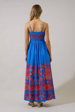 Load image into Gallery viewer, Sugarlips - Maline Linen Maxi Dress Keizer Floral
