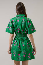 Load image into Gallery viewer, Sugarlips - Alix Button Down Mini Dress Saura Floral