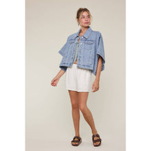 Load image into Gallery viewer, Wishlist Apparel - DENIM PONCHO JACKET / WL25-12318