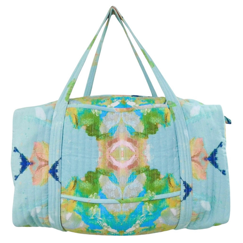 Laura Park Designs - Stained Glass Blue Weekender Duffle Bag