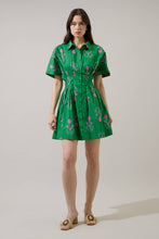 Load image into Gallery viewer, Sugarlips - Alix Button Down Mini Dress Saura Floral
