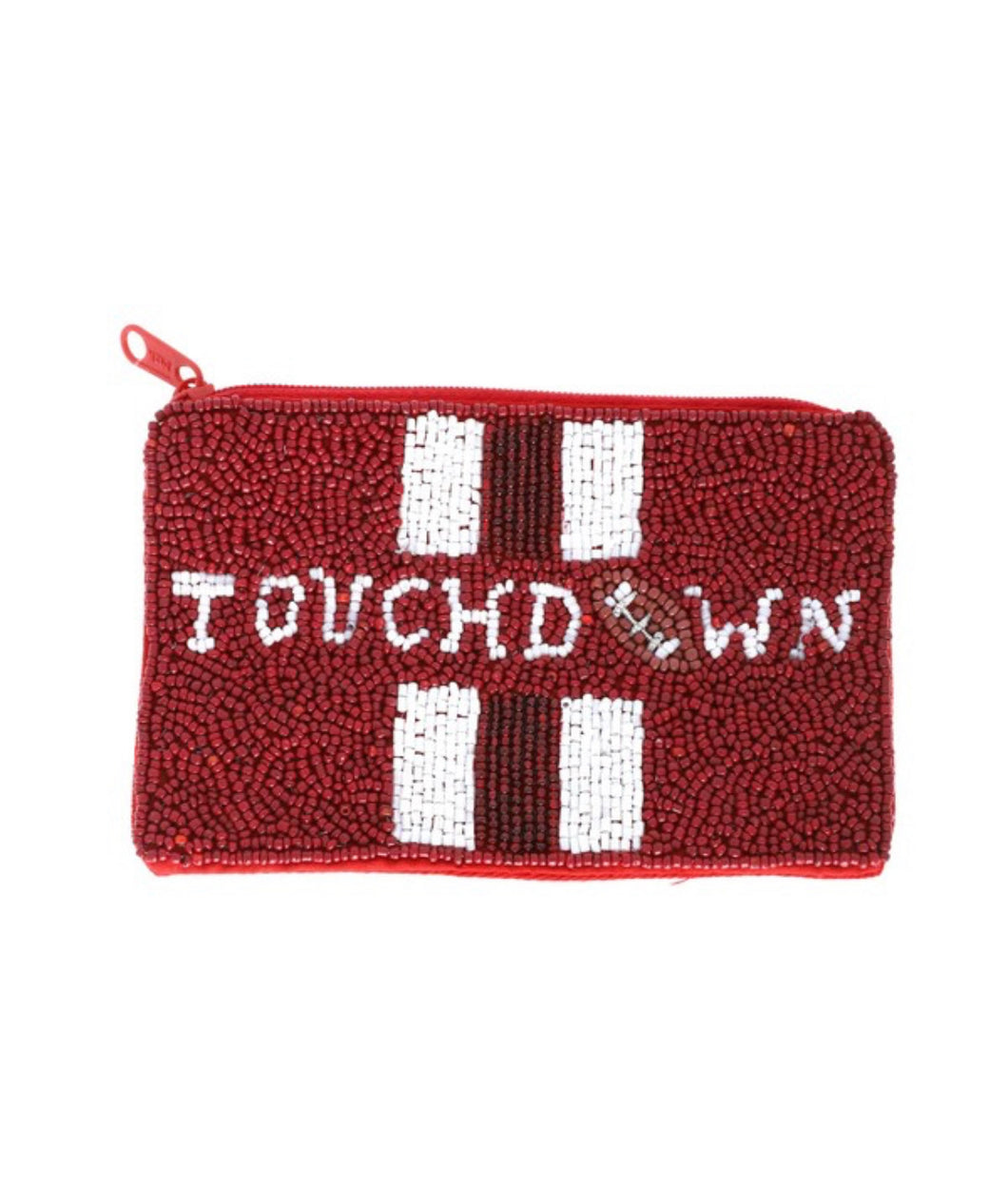 Touchdown Beaded Pouch