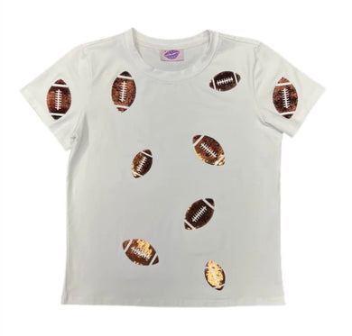 Sparkle City Flying Footballs Tee