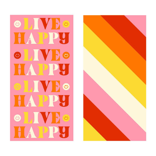 Katydid - Live Happy Quick Dry Beach Towel