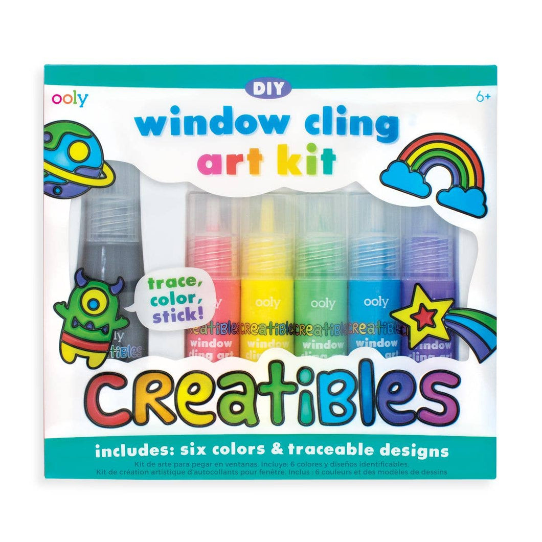 OOLY - Creatibles DIY Window Cling Art Kit