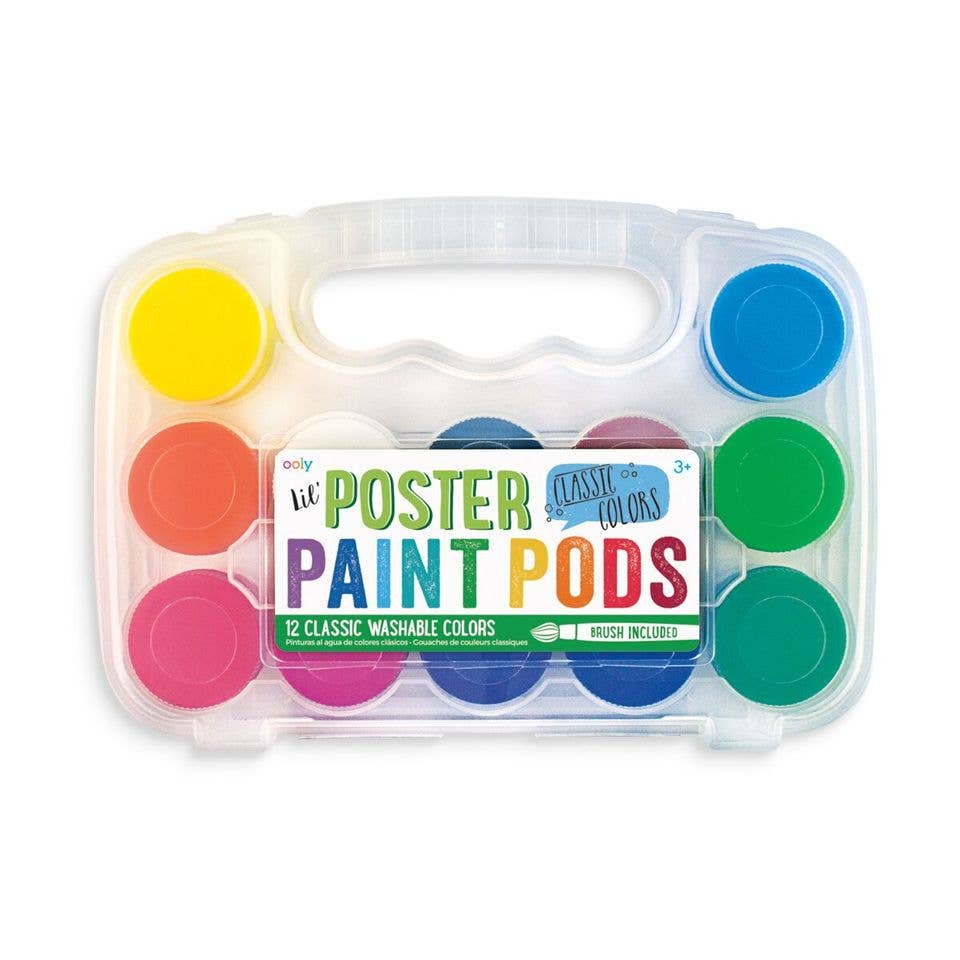 OOLY - Lil' Paint Pods Regular Basic Poster Paint