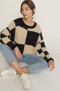 Entro Checkered Sweater